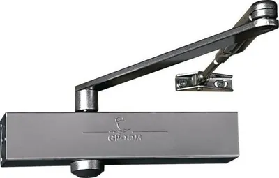 Image de Ferme-porte GR150 bras standard argent force 2/4 - GROOM - 150111