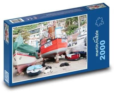 Obrázok produktu pre Puzzle 2000 Lode v Prístave Funchal - martinpuzzle