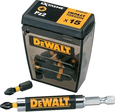 Zdjęcie produktu dla Dewalt DT70618T-QZ - 15-częściowy zestaw do wkręcania udarowego