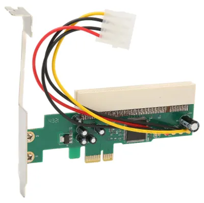 Obrázok produktu pre Adaptér z PCI Express na PCI, prenos dát 2,5 Gb/s, 4-pinové napájacie pripojenie, rozširujúca karta PCI Express typu Plug and Play