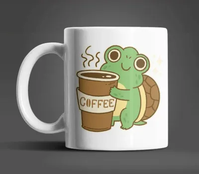 Produktbild von Schildkröte Turtle Kaffeetasse mit Motiv