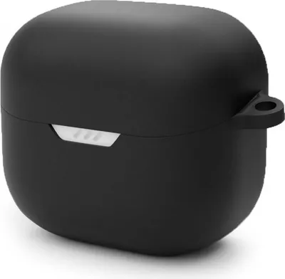 Produktbild von Silikonhülle Schutzhülle Kompatibel mit JBL Tune Flex Kopfhörer Ohrhörer in Schwarz