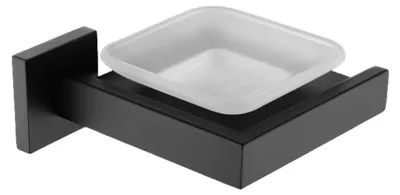 Image de Ensemble d'accessoires de salle de bain en noir mat