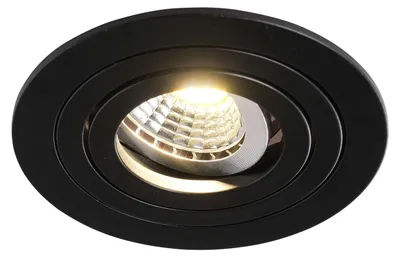 Produktbild von Einbaurahmen Mattes Schwarz 648-MB Ø75 mm für GU10 | MR16 IP20