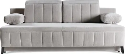 Zdjęcie produktu dla BETTSO Elegancka sofa ARUNA do salonu z wygodnymi poduszkami jasnoszara