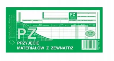 Zdjęcie produktu dla Przyjęcie materiałów z zewnątrz, 80 kartek