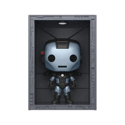 Produktbild von Funko Pop!, Marvel POP! Deluxe Vinyl Figur Hall of Armor Iron Man Model 11 War Machine PX Exclusiv