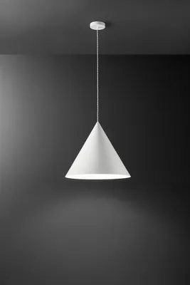 Produktbild von Pendelleuchte aus pulverbeschichtetem Metall und Aluminium, Serie 10S48408, Farbe: Mattweiß, E27-Fassung, höhenverstellbar - Perenz