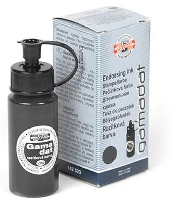 Obrázok produktu pre Pečiatkový atrament Gamadat 20 g - čierna