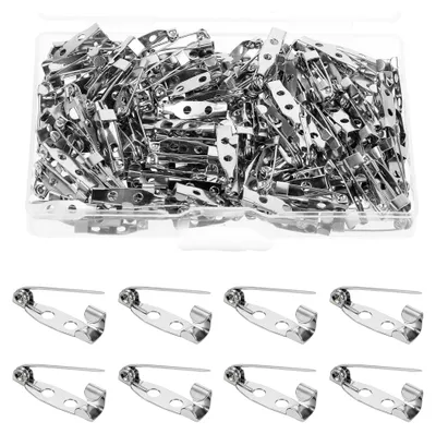 Produktbild von Broschennadeln 100 Stück 20 mm Sicherheitsnadeln für DIY Handwerk und Schmuckarbeiten