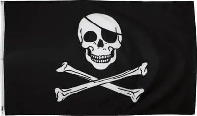 Produktbild von Piraten Fahne Flagge 90x150cm
