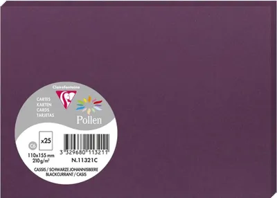 Image de Carte C6 Pollen 210g cassis