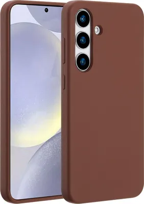 Image de Accezz Liquid Silicone Backcover avec MagSafe pour le Samsung Galaxy S25 Plus - New Tea Brown
