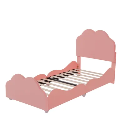 Produktbild von Jugendbett mit Lattenrost, 90x200 cm, Einzelbett, Polsterbett, Kopfteil höhenverstellbar, Samt