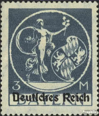 Produktbild von Briefmarken Deutsches Reich 1920 Mi 134I mit Falz Bayernabschied