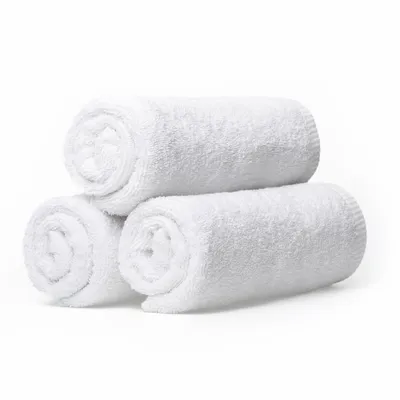 Produktbild von Frottee Handtuch 50x100 cm Weiß – Baumwolle, Hotelqualität, weich, TANGO