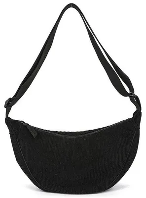 Produktbild von Schwarze Damen-Schultertasche aus Leder mit verstellbarer Riemenlänge