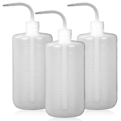 Zdjęcie produktu dla Zestaw 3 plastikowych butelek z rozpylaczem, pojemność 1000 ml