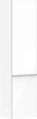 Produktbild von hansgrohe Xelu Q Halbhochschrank, 400x350x1650, 2 Türen, Türanschlag rechts, 3 Glasfachböden, 54139000