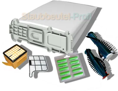 Produktbild von 12 Staubsaugerbeutel Vlies Filter +EB350/351 + Duftis geeignet für Vorwerk Kobold 135 136