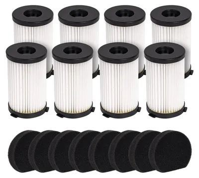 8 HEPA-Filter für Staubsauger, kompatibel mit MooSoo D600 D601