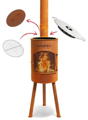 Produktbild von BonFeu BonGiano SP, Feuerkorb aus Cortenstahl