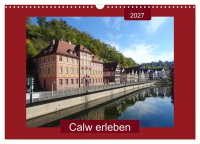 Zdjęcie produktu dla Odkryj Calw (kalendarz ścienny 2027, format DIN A3, poziomy), kalendarz miesięczny CALVENDO