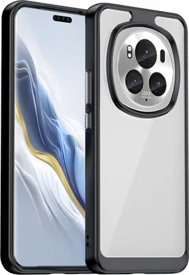 Obrázek produktu pro Pouzdro pro Honor Magic6 Pro průhledné, nárazuvzdorné TPU silikonové ochranné pouzdro černé