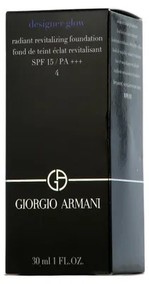 Immagine prodotto di Fondotinta rivitalizzante e illuminante Giorgio Armani Designer Glow SPF 15 4 (30 ml)