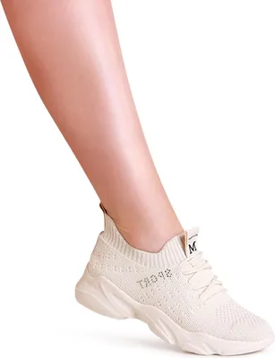 Produktbild von topschuhe24 2154 Damen Sneaker Light Slipper, Farbe:Beige, Größe:39 EU