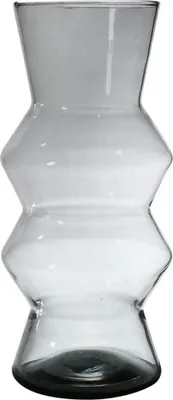 Produktbild von INNA-Glas Vase ERCELINA aus Glas, recycelt, klar, 27 cm, Ø 13 cm - Vase transparent