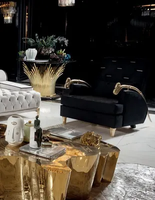 Image de Fauteuil design salon siège moderne fauteuil en bois 1 place moderne rembourré neuf