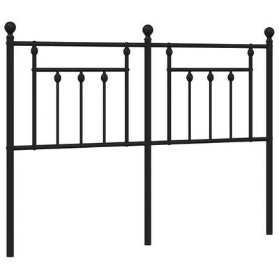 Immagine prodotto di vidaXL Testiera in metallo nero 135 cm
