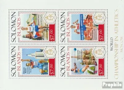 Produktbild von Briefmarken Salomoninseln 2014 Mi 2487-2490 Kleinbogen (kompl. Ausg.) postfrisch Moskau 2013