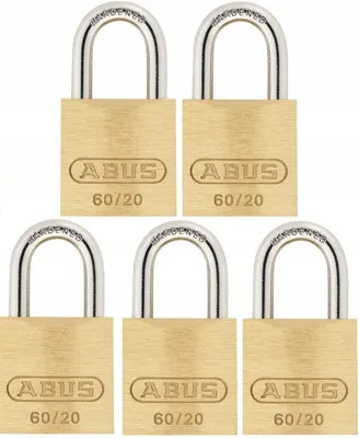 Produktbild von Abus 60/20 Messing Vorhängeschlösser Set mit Schlüssel