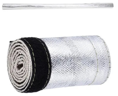 Productafbeelding van 60×10,6 cm Uitlaatbeschermingshoes Aluminiumfolie Glasvezel Basaltisolatietape