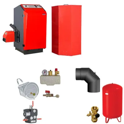 Produktbild von ATMOS Pelletkessel | P25 | 24 kW | Komplettset 1