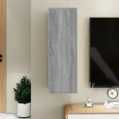 Produktbild von The Living Store TV-Schrank Grau Sonoma 30,5x30x90 cm Holzwerkstoff