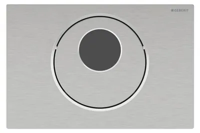 Produktbild von Geberit Sigma10 WC-Steuerung mit elektronischer Spülauslösung, 2-Mengen-Spülung, Batteriebetrieb, automatisch, berührungslos, manuell, 115.891.SN.6