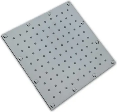 Obrázok produktu pre Sprchová hlavica 23 cm, chrómová, hranatá