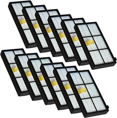 Produktbild von YanBan 12 Stück HEPA-Filter kompatibel mit iRobot 800 900 Serie 870 880 980 Staubsauger Zubehör Teile Ersatz