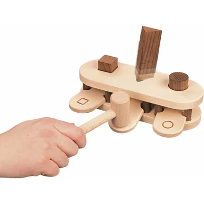 Zdjęcie produktu dla Goki Hammer bench, 1 lat(a), Drewno, Drewno