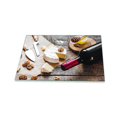 Produktbild von Herdabdeckplatte Glaskeramik 1 Teilig 80x52 Essen Braun Abdeckung Glas Spritzschutz