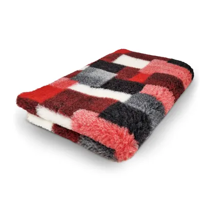 Produktbild von Vet Bed Hundebett Patchwork rot 150 x 100 cm