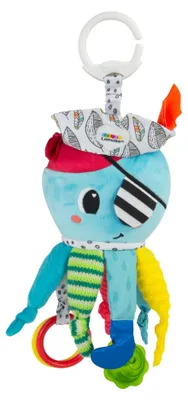 Zdjęcie produktu dla Lamaze, zabawka dla dzieci "Kapitan Kalmar, piracki ośmiorniczek", seria Clip & Go, wysokiej jakości