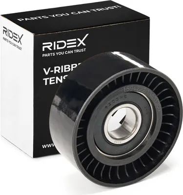 Produktbild von RIDEX 310T0207 Spannrolle Keilrippenriemen passend für PEUGEOT 207 (WA, WC) 308 SW I (4E, 4H) 307 CC (3B) 207 SW (WK) für CITROËN C3 I Schrägheck