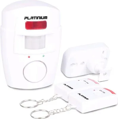 Zdjęcie produktu dla Alarm bezprzewodowy, z pilotem, mobilny, przenośny, alarm do pomieszczeń