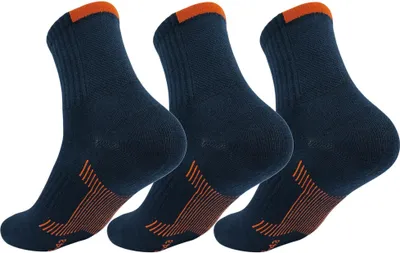 Produktbild von 3 Paar Herren Sport Sneaker Socken Quarter Socks Kurzsocken Halbsocken Dunkelblau/43-46