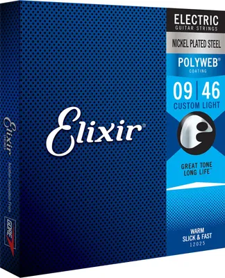 Produktbild von Elixir 12025 Polyweb 9-46 Saiten für E-Gitarre