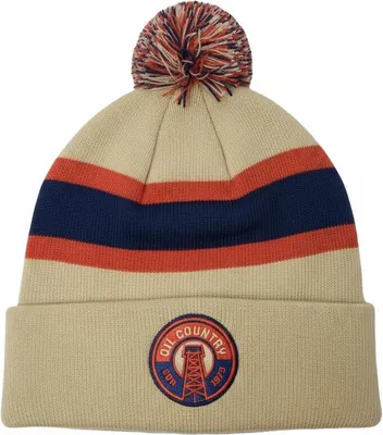 Obrázok produktu pre Dětská zimní čepice Edmonton Oilers NHL Cuffed Beanie With Pom